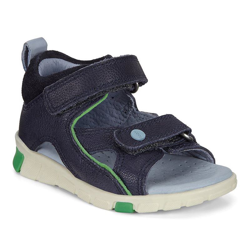 Kids ECCO MINI STRIDE SANDAL - Sandals Blue - India JQOAHY341